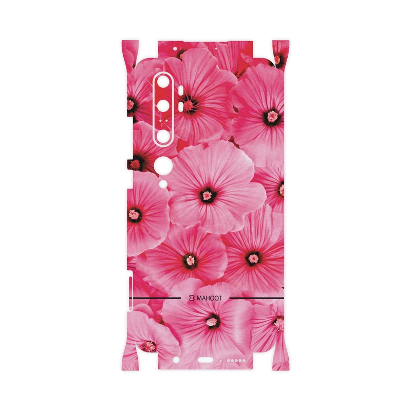 برچسب پوششی ماهوت مدل Pink-Flower-FullSkin مناسب برای گوشی موبایل شیائومی MI Note 10 Pro