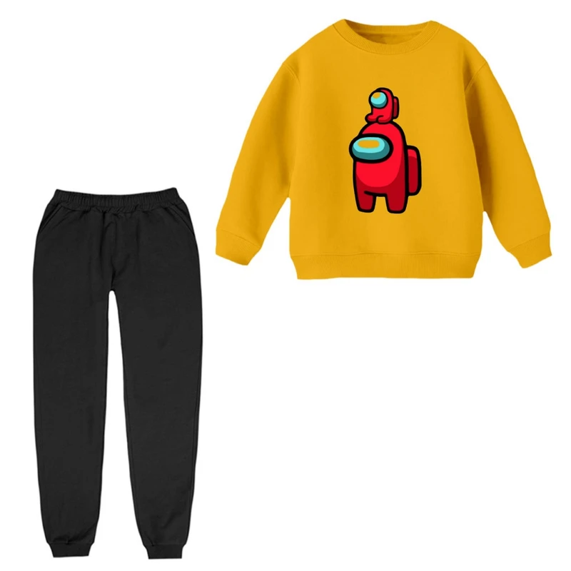 ست سویشرت و شلوار راحتی بچگانه مدل امانگ آس