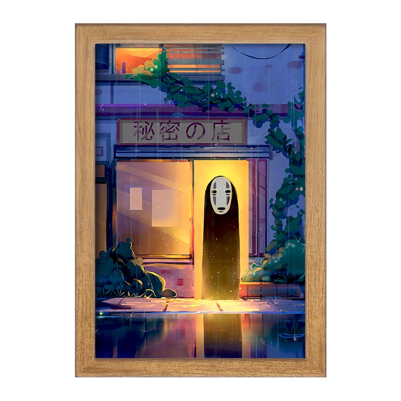 تابلو خندالو مدل نوفیس انیمه شهر اشباح Spirited Away  کد 12099