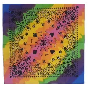 دستمال سروگردن مدل Colorful skull