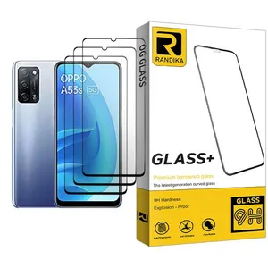 Randika Randika Glass MIX003 Screen Protector For Oppo A53s 5G Pack Of 3