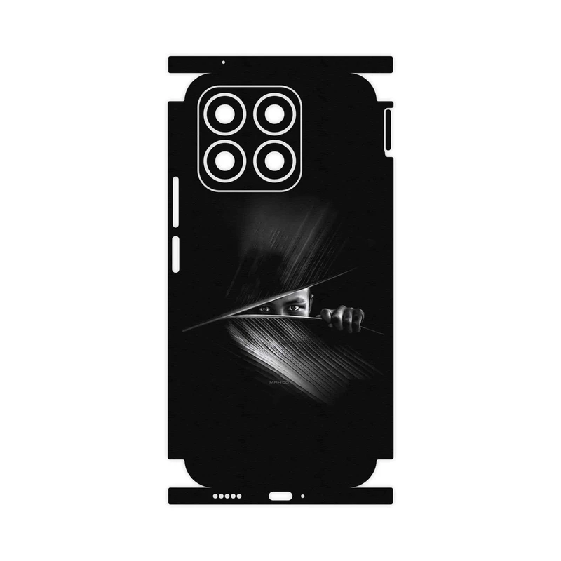 برچسب پوششی ماهوت مدل Black Portrait-FullSkin مناسب برای گوشی موبایل آنر X8b