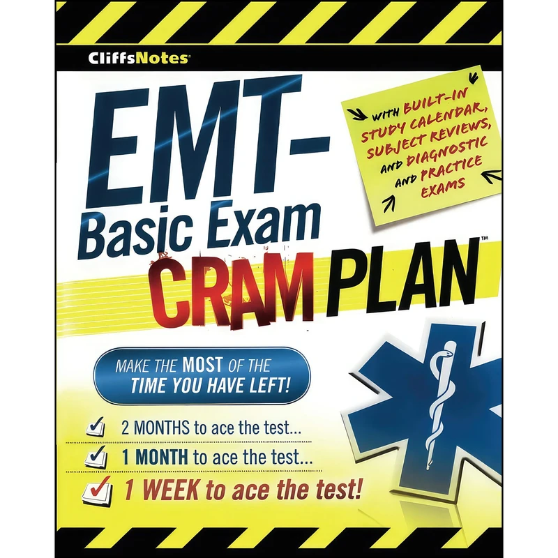 کتاب CliffsNotes EMT-Basic Exam Cram Plan اثر Northeast Editing Inc. انتشارات CliffsNotes