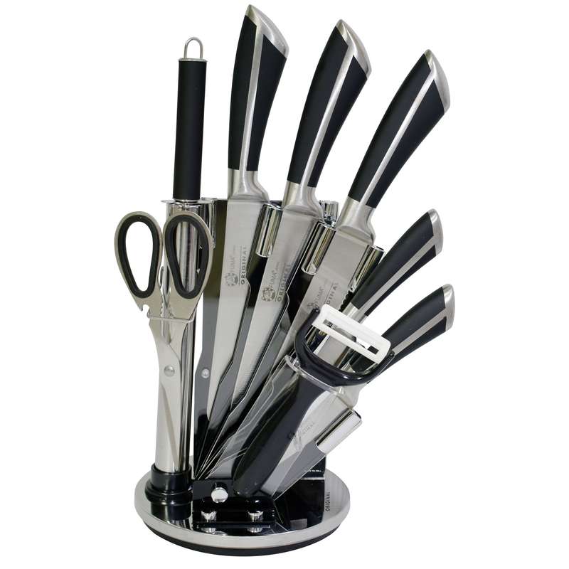 سرویس چاقو آشپزخانه 9 پارچه فوما مدل FU-644