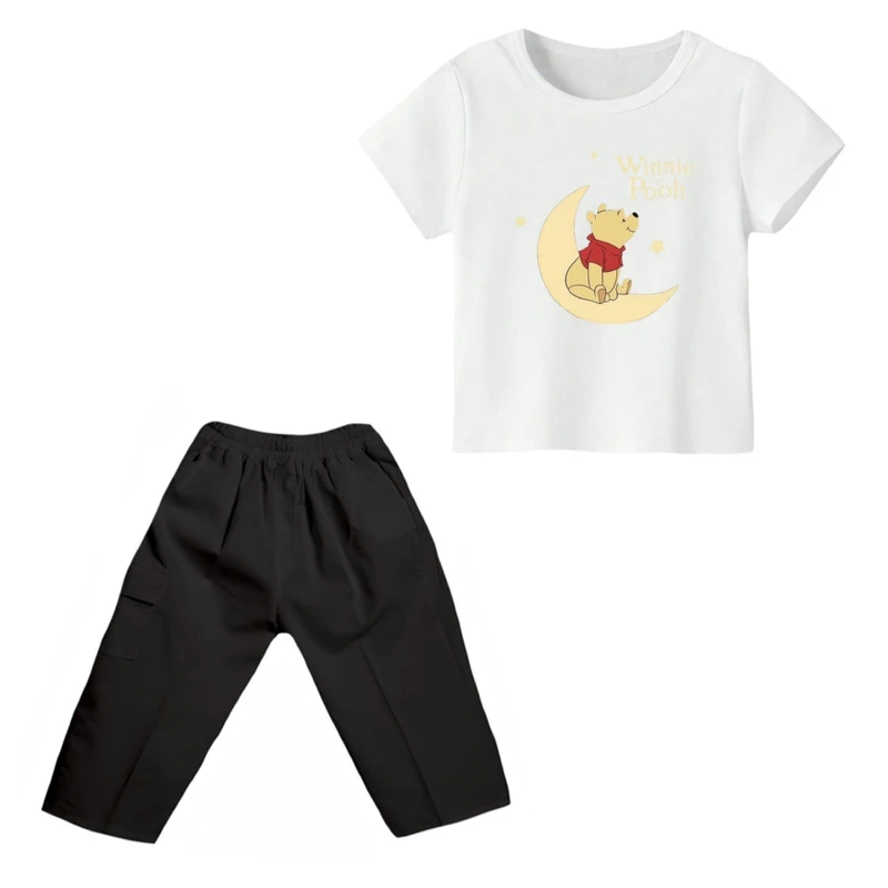 ست تی شرت و شلوارک پسرانه مدل پو کد ۶۷