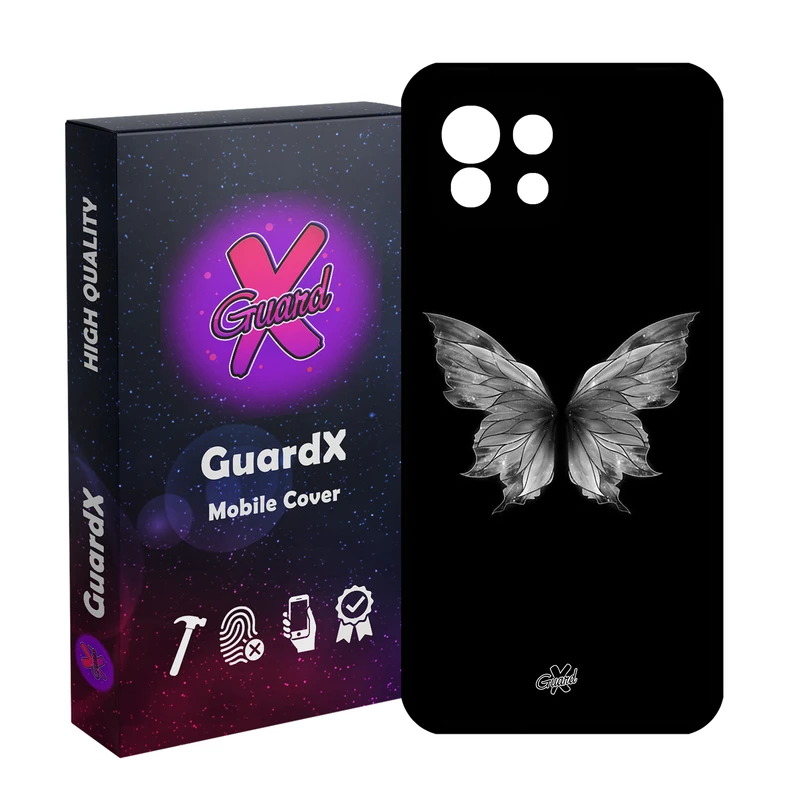 کاور گارد ایکس طرح پروانه مدل Glass10697 مناسب برای گوشی موبایل شیائومی  Mi 11 Lite