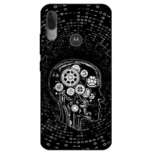 Megafone Human Robot 7428 Cover For Motorola Moto E6 Plus