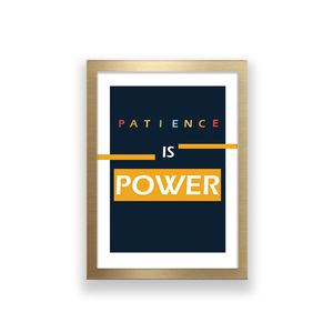 نقد و بررسی تابلو طرح انگیزشی مینیمال patience is power توسط خریداران