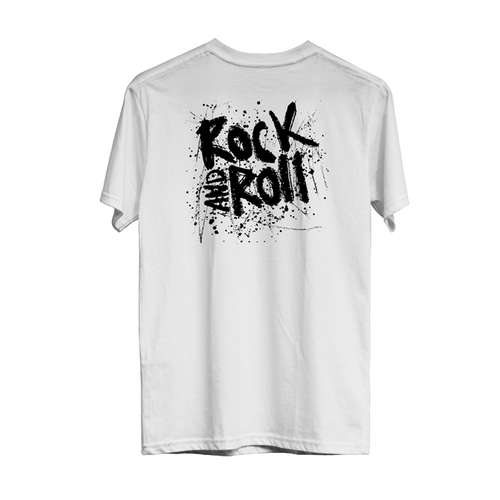 تی شرت آستین کوتاه مردانه مدل اسپرت طرح rock and roll