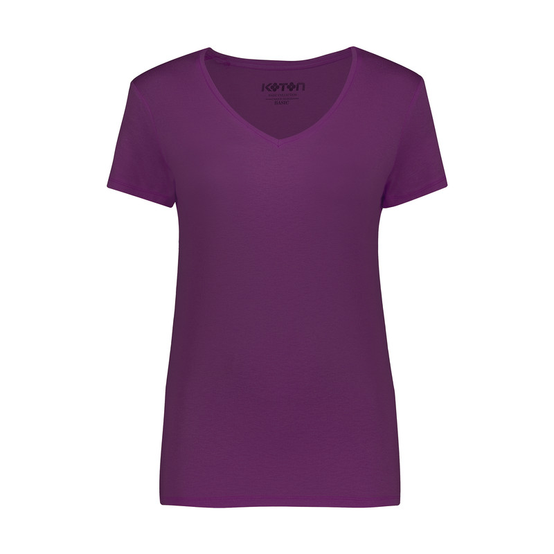 تی شرت زنانه کوتون مدل 0YAK13640OK-Violet