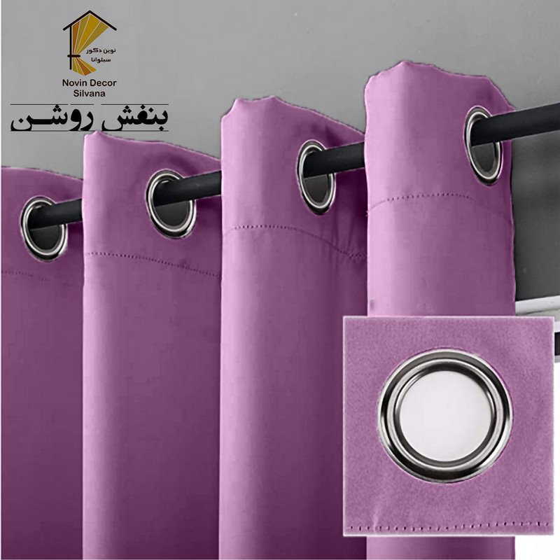 پرده نوین دکور سیلوانا مدل لاکچری 180 _ 1 سایز 180x140 سانتی‌متر