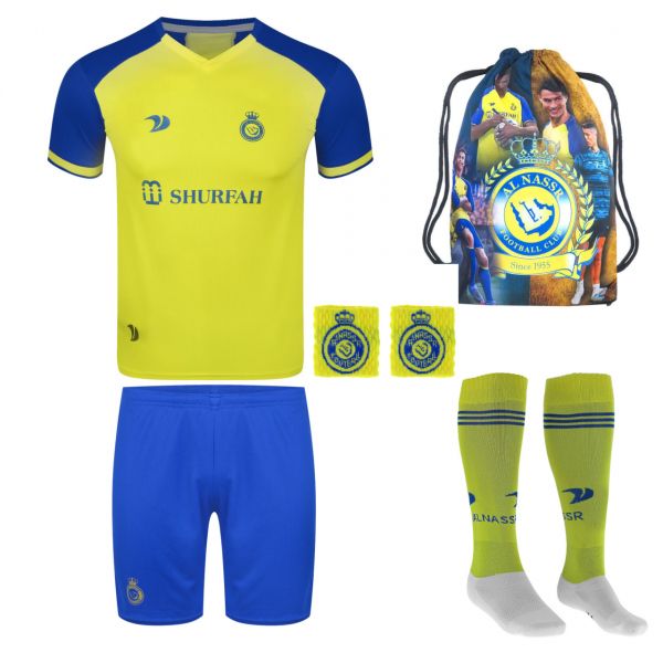 ست شش تکه لباس ورزشی پسرانه مدل النصر طرح رونالدو 2023 - - 1