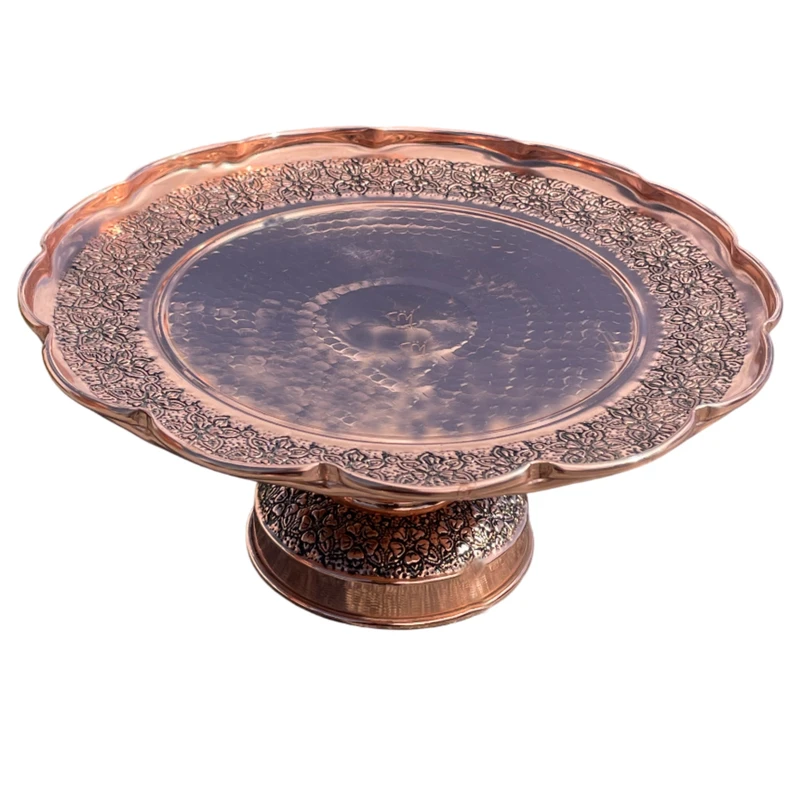 شیرینی خوری قلمزنی مسی مدل دیبا