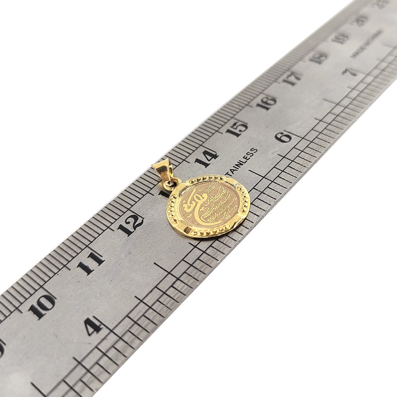 آویز گردنبند طلا 18 عیار طلا و جواهرسازی افرا مدل ون یکاد 065060