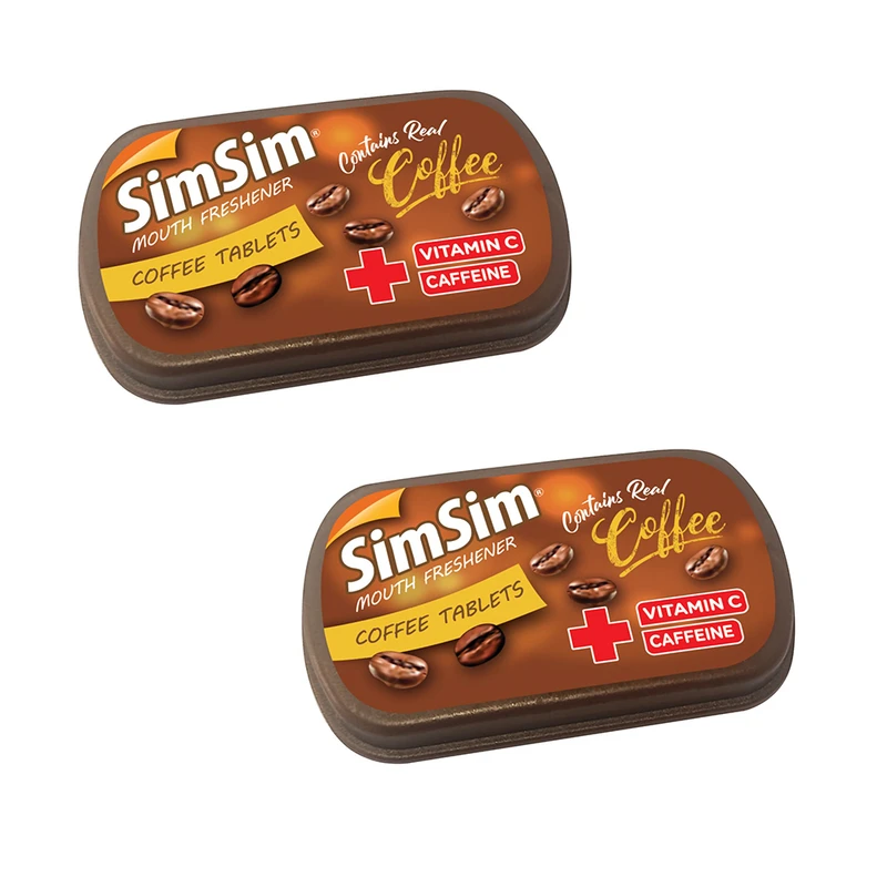 قرص خوشبو کننده دهان قهوه سیم سیم بسته 2 عددی