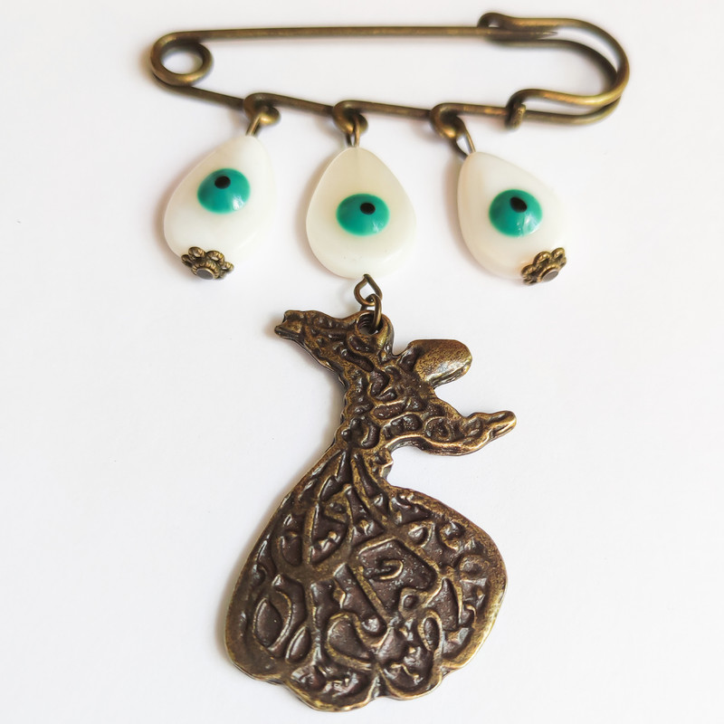 سنجاق سینه زنانه مدل سماع