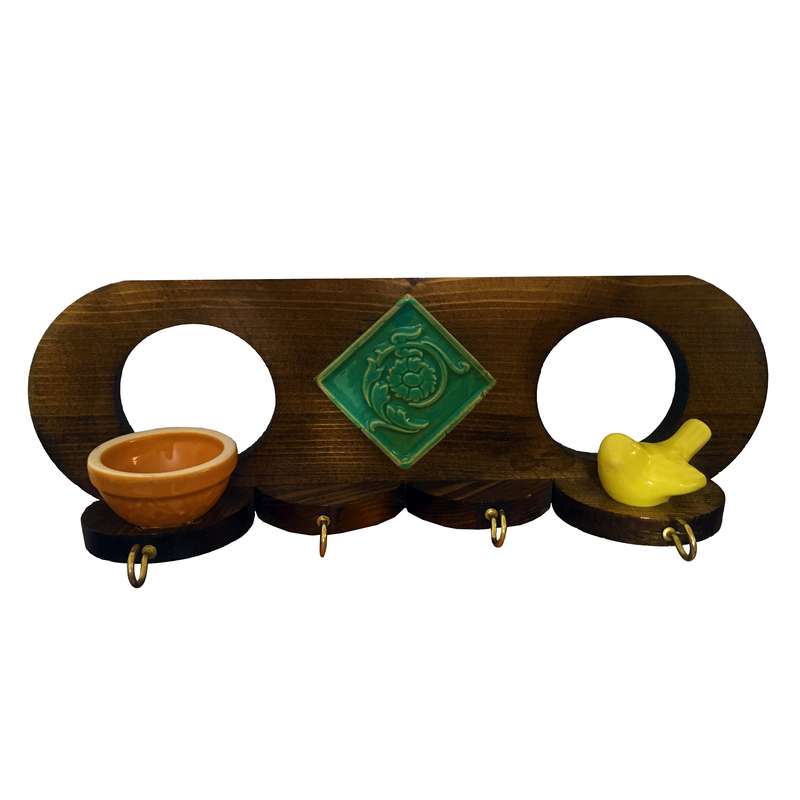 جاکلیدی چوبی مدل دیواری