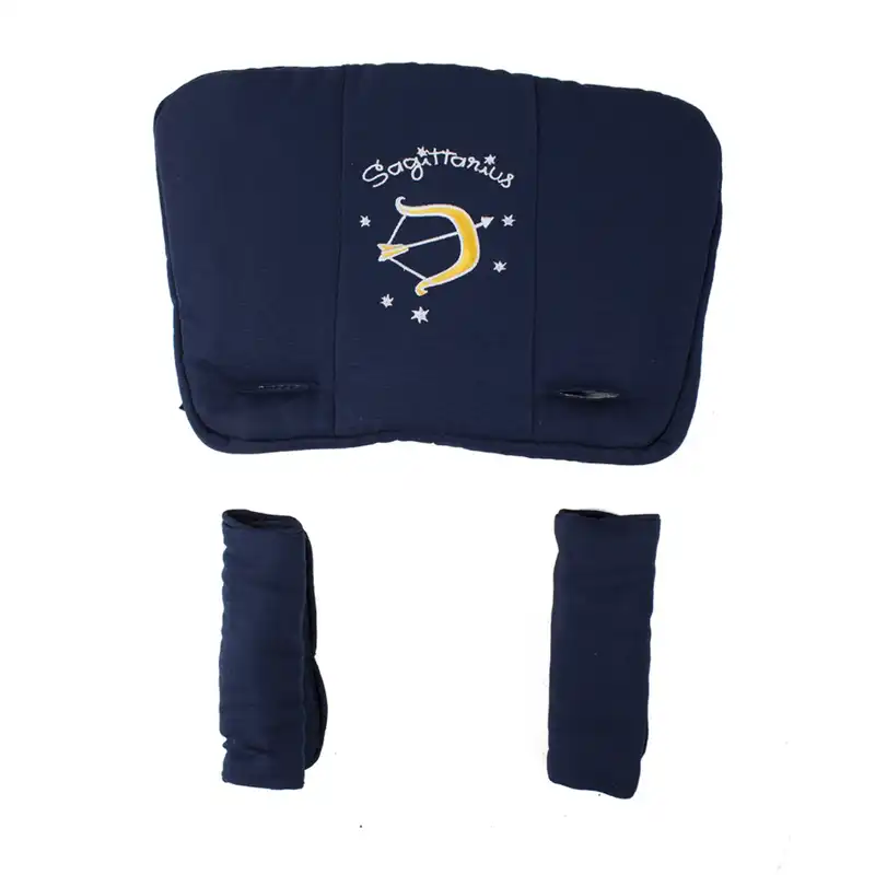 زیرسری و محافظ شانه کالسکه کودک طرح ماه آذر مجموعه 3 عددی