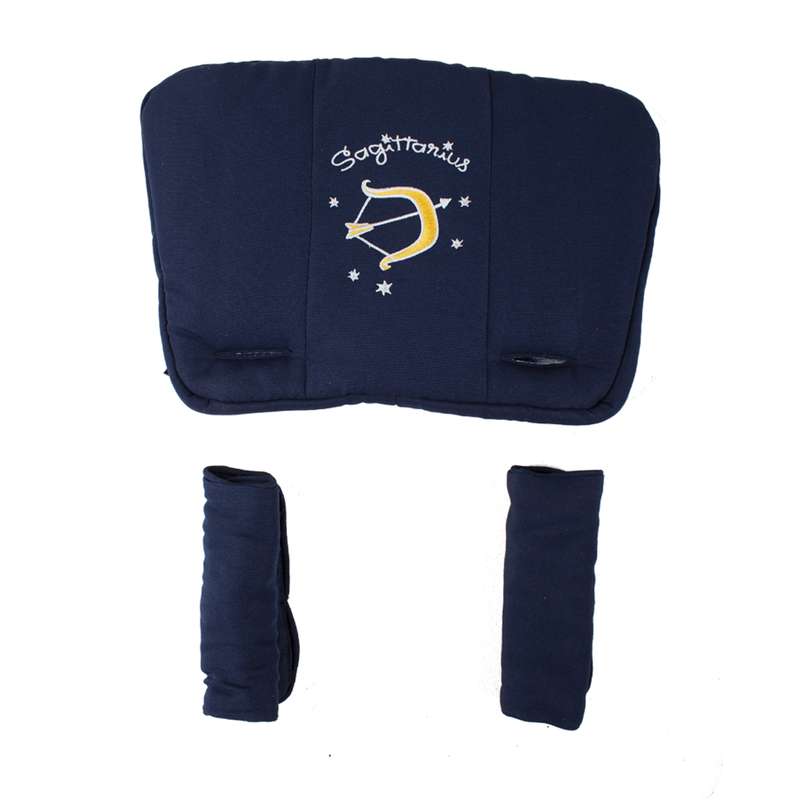 زیرسری و محافظ شانه کالسکه کودک طرح ماه آذر مجموعه 3 عددی