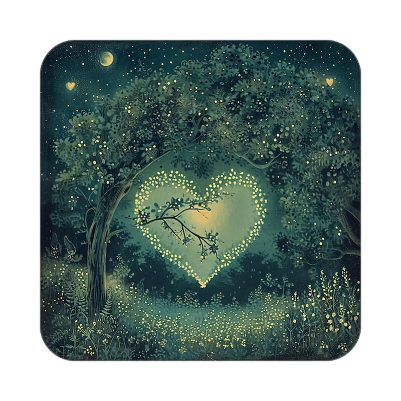 زیر لیوانی کاکتی مدل عاشقانه کد mp13894