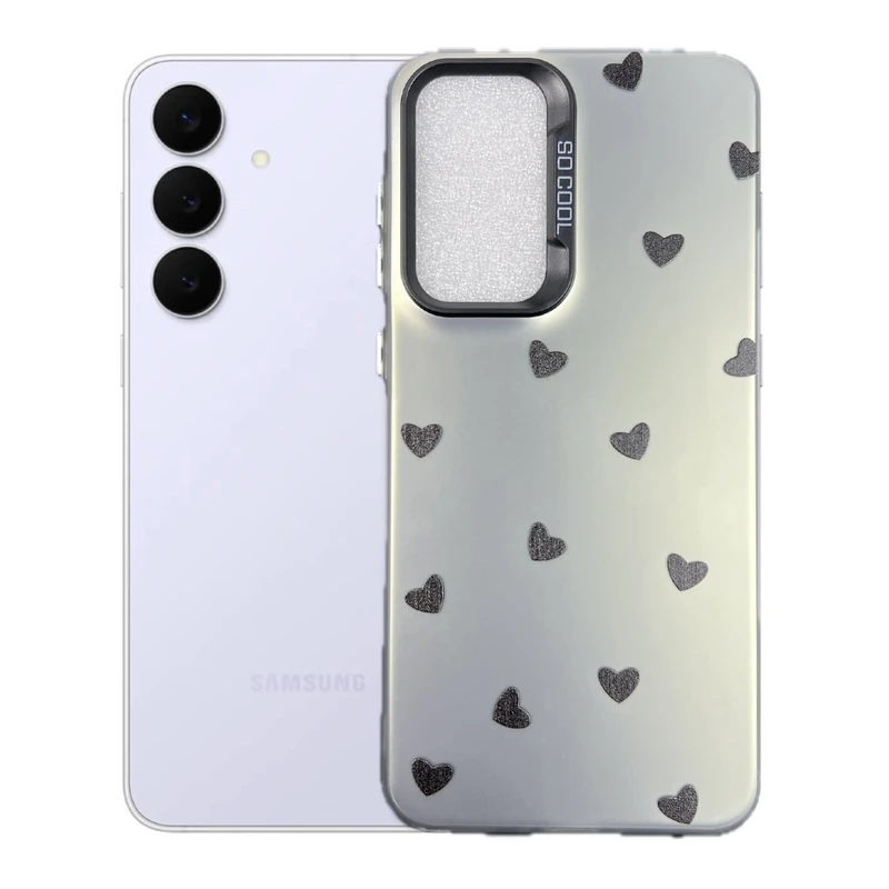 کاور طرح قلب مناسب برای گوشی موبایل سامسونگ Galaxy S24 FE