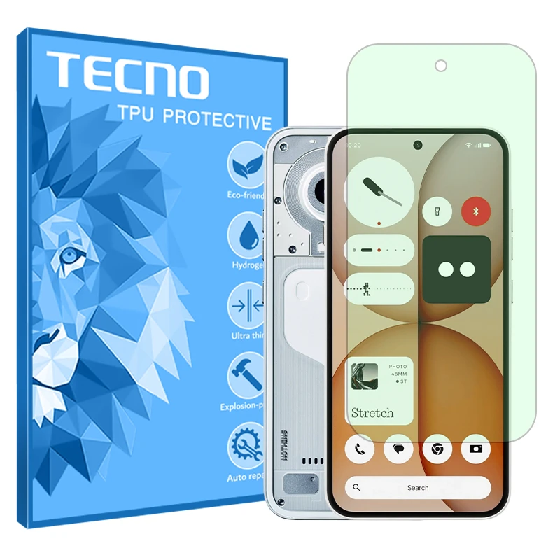 محافظ صفحه محافظ چشم تکنو مدل هیدروژلی مناسب برای گوشی موبایل ناتینگ Phone 4a 