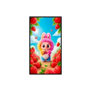 تابلو بکلیت طرح لبوبو پسرانه مدل Bpe1502 فریم مشکی