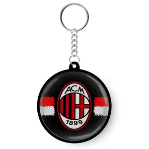 جاکلیدی مدل دوطرفه طرح لوگو تیم باشگاه فوتبال ایتالیا آث میلان S105