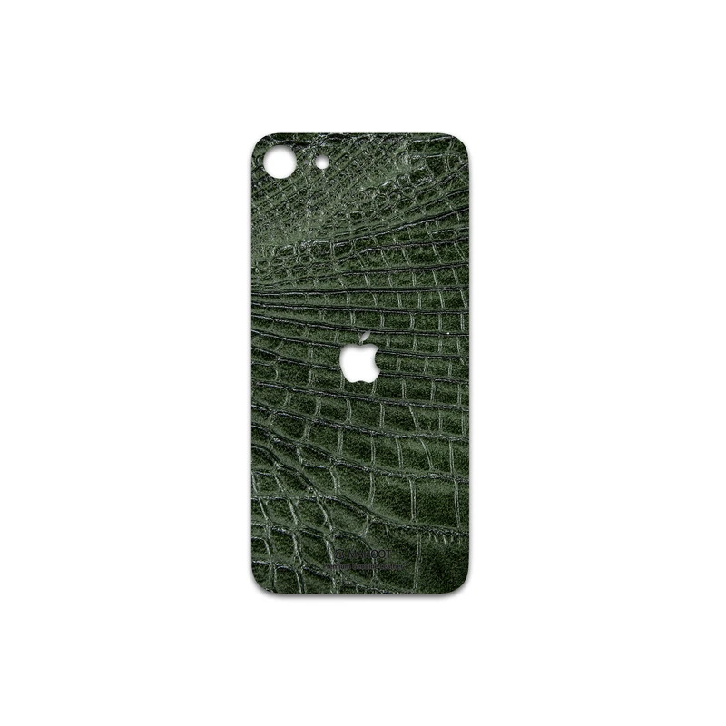 برچسب پوششی ماهوت مدل Green-Crocodile-Leather مناسب برای گوشی موبایل اپل iPhone SE 2020