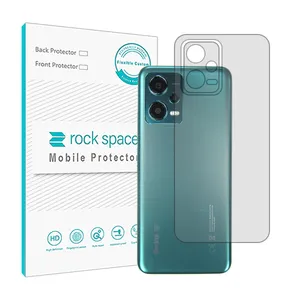 Transparent Rockspace HyGEL model phone back protector suitable for Xiaomi Redmi Note12 5G mobile phone