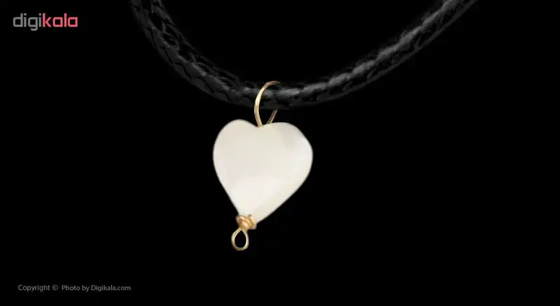 گردنبند طلا 18 عیار زنانه مایا ماهک مدل MM0888 صدف قلب