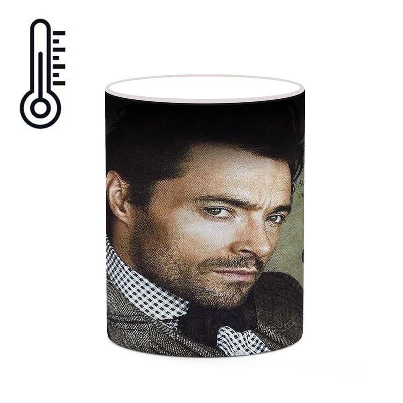 ماگ حرارتی کاکتی طرح هیو جکمن Hugh Jackman مدل mgh26110
