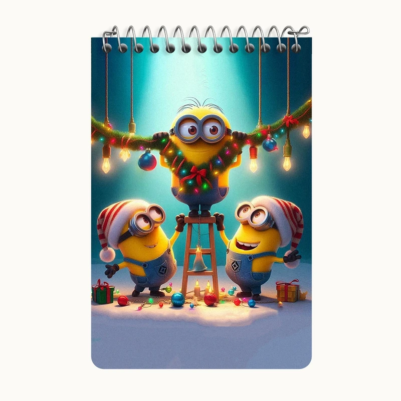 دفتر یادداشت 50 برگ خندالو طرح مینیون ها (Minions) کد F8594
