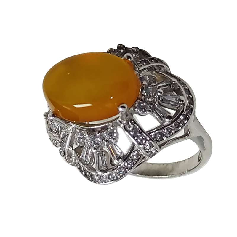 انگشتر نقره زنانه سلین کالا مدل شرف الشمس طبیعی کد Mps-2 انگشتر نقره زنانه سلین کالا مدل شرف الشمس طبیعی کد Mps-2