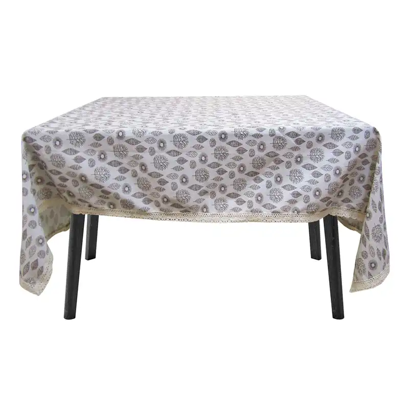 رومیزی هوم اند لایف مدل مانوئل S طرح برگ فانتزی