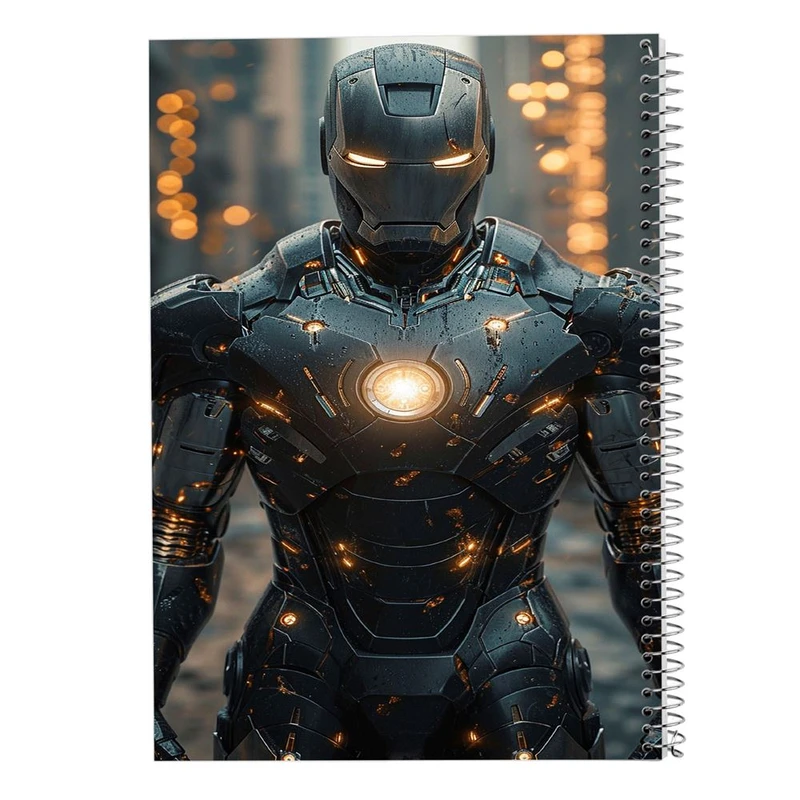 دفتر شطرنجی 50 برگ مدوپد طرح مردآهنی کد DF15645