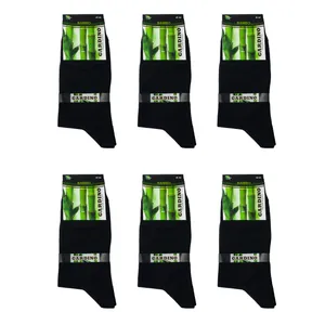 جوراب ساق بلند مردانه مدل بامبو گاردینو  بسته 6 عددی