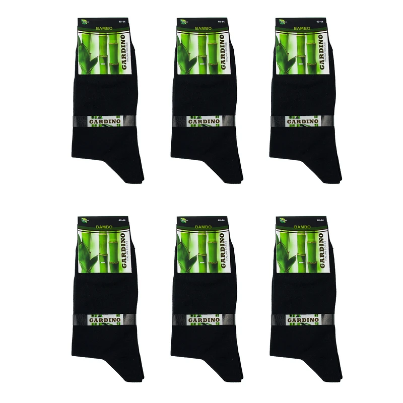 جوراب ساق بلند مردانه مدل بامبو گاردینو  بسته 6 عددی