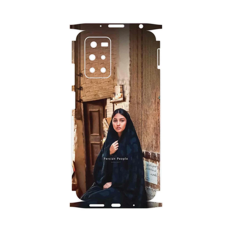 برچسب پوششی ماهوت مدل Portrait of an Iranian Woman-FullSkin مناسب برای گوشی موبایل شیائومی Redmi Note 11 4G