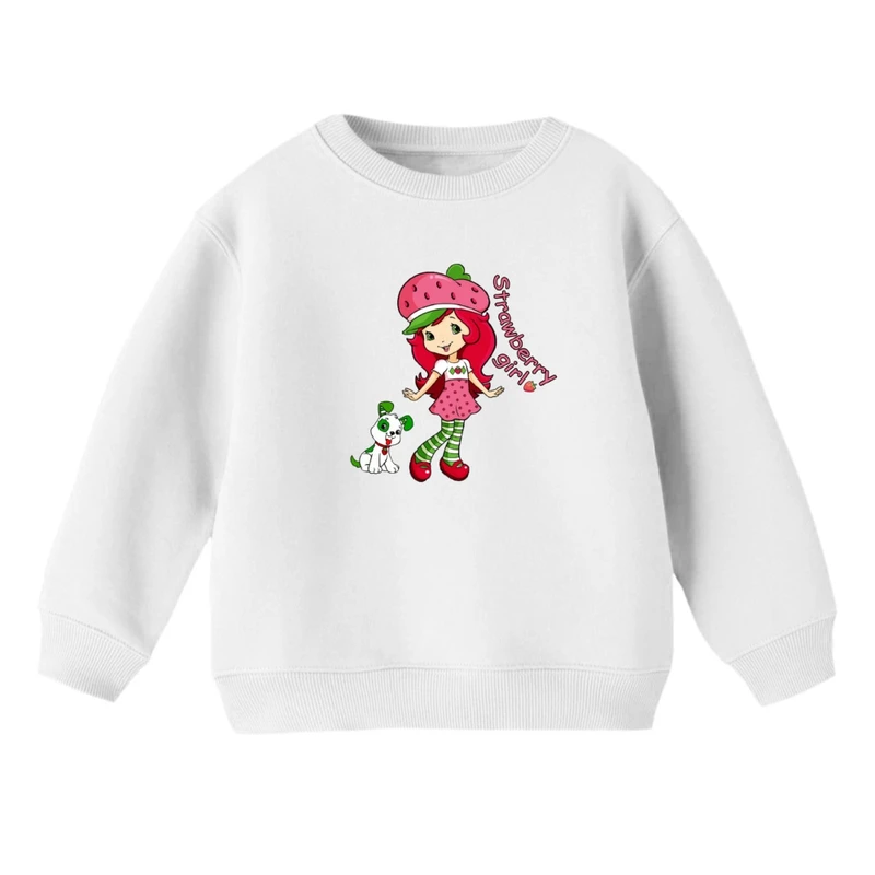 سویشرت بچگانه مدل دخترک توت فرنگی