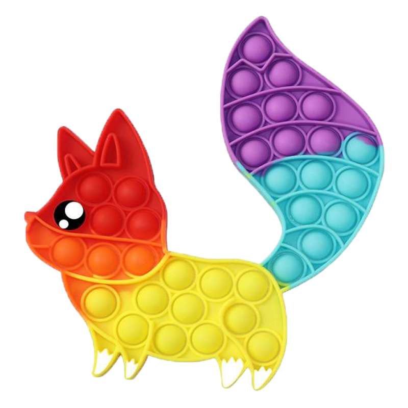 فیجت ضد استرس دنیای سرگرمی های کمیاب مدل پاپیت طرح سنجاب کد DSK-A385