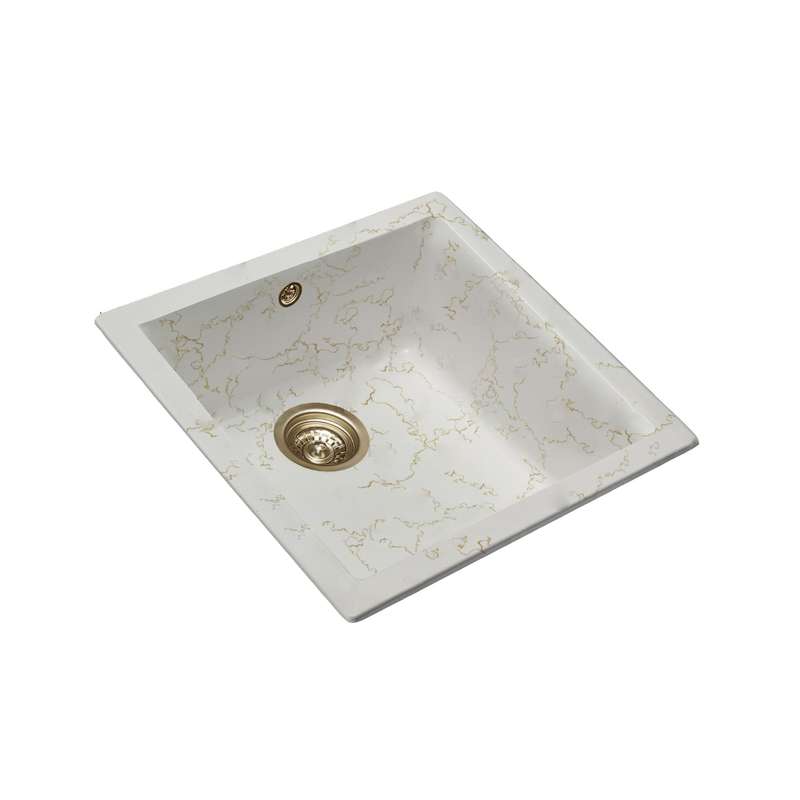 سینک ظرفشویی گرانیت توکار یک لگنه ای ال کا مدل ELK-SG50-SE-T