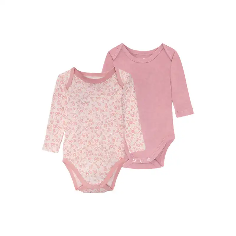 بادی آستین بلند نوزادی لوپیلو مدل gr630 مجموعه 2 عددی