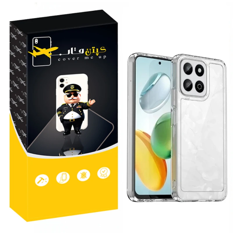 کاور کپتن قاب مدل Crystal مناسب برای گوشی موبایل آنر X7c