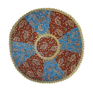 رومیزی ترمه مدل چهل تکه سالار کد F155