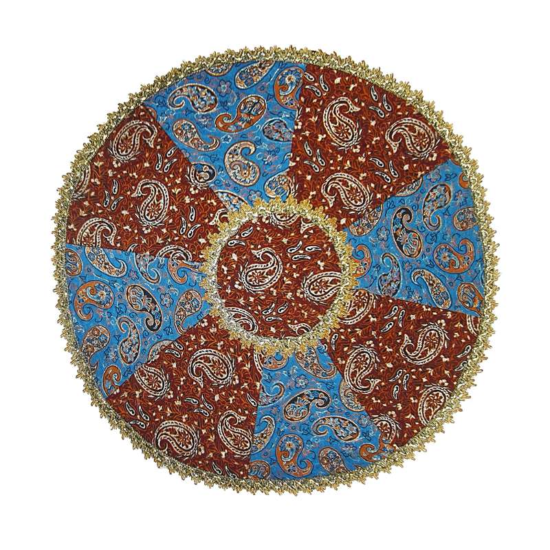 رومیزی ترمه مدل چهل تکه سالار کد F155