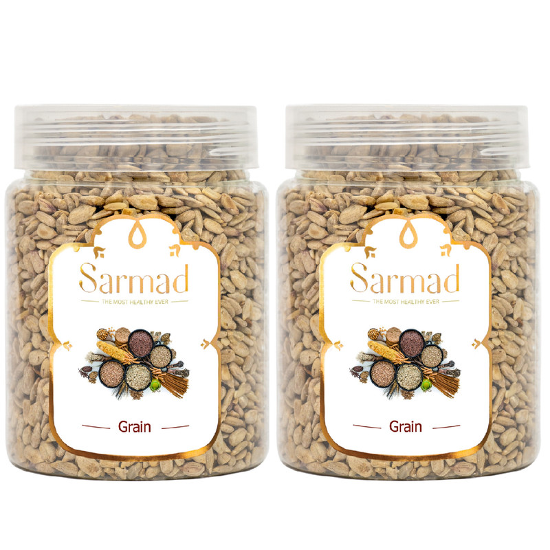 مغز تخمه آفتابگردان خام سرمد - 320 گرم بسته 2 عددی