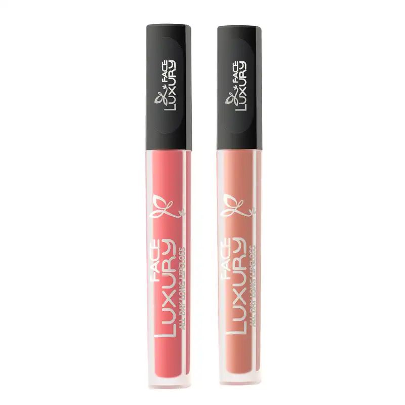 رژ لب مایع لاکچری فیس مدل 07-08 بسته 2 عددی