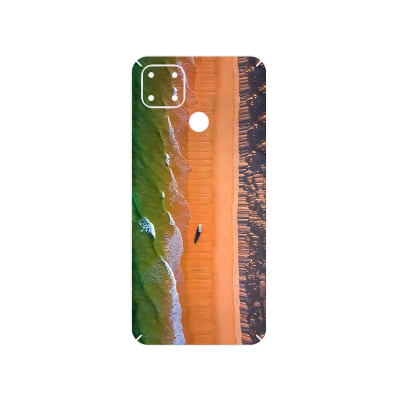 برچسب پوششی ماهوت مدل Beach and Green Sea مناسب برای گوشی موبایل ریلمی C25s