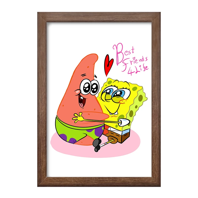 تابلو خندالو طرح  باب اسفنجی و پاتریک کد 24715